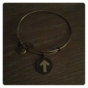 Alex and Ani Stand Up to Cancer bangle in gold